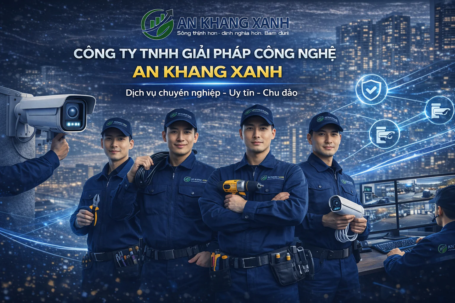 Đội ngũ kỷ thuật an khang xanh